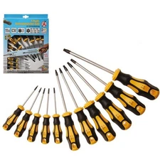 Series 11 Pcs Torx Screwdriver C/Hole - Code bgs7845 FBGS7845 KRAFTMANN Workshop