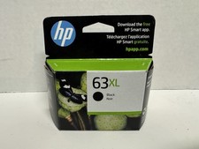 HP 63 XL Black Ink Cartridge High Yield EXP Aug 2023