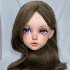 KnowU Kitten Patchwork Headshell Animated Mask Cute Doll Face