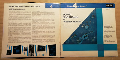 WERNER MÜLLER and HIS ORCHESTRA - PERCUSSION IN THE SKY  - LP -PHASE 4 SLK 16404