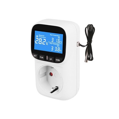 Digital Thermostat Temperaturregler Steckdose mit Countdown Timer Funktionen