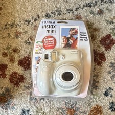 Fujifilm instax mini 7S Instant Camera, White, Bonus Film Pack Included