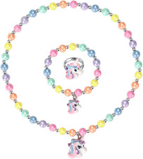 Unicorn Stretch Necklace Little Girl adjustable, multiple colors