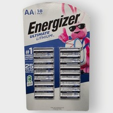 Energizer Ultimate Lithium 18 AA Single Use Batteries Sealed Package Exp.12/2050