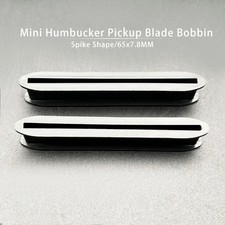 10Pcs Pickup Bobbin Spike Shape for Mini Humbucker 65x7.8 Slug Dual Coil Pickup