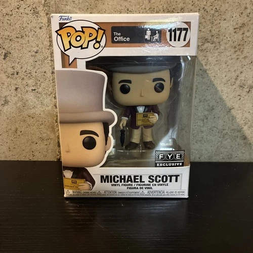 Funko Pop! Vinyl: The Office - Michael W/ Golden Ticket - FYE Damaged Box 1177