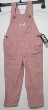 Osh Kosh B'Gosh Dusty Rose Pink Corduroy Overalls Baby Girl's Size 2T NWT