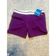 DSG Kids Purple Momentum Mid Rise Athletic Shorts Size L 14