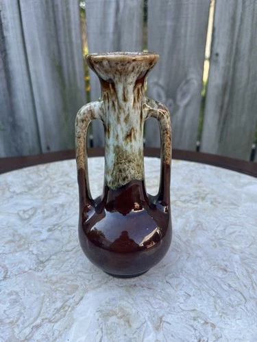Antique Brown Drip Glaze vase
