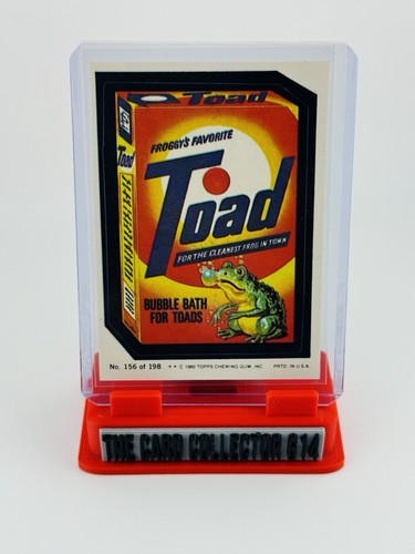 🤯👀💥 1980 Topps Wacky Packages Series 3 Toad #156 NM+ HIGH GRADE