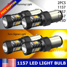 1157 LED Tail Brake Stop Reverse Parking Turn Signal Light Bulb White Amber Red