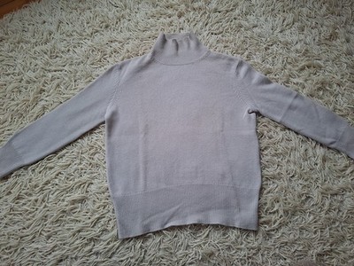 Kaschmir Pulli The Mercer Gr 40 Turtleneck Greige Oversize Kuschelig Klassiker