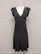 Moschino Cheap And Chic 100% Silk Dress Black - UK 12