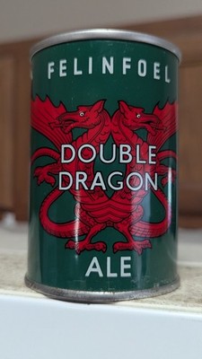 Foriegn DOUBLE DRAGON ALE - PULL TAB  CAN - FELINFOEL BREWERY LLANTELLI, WALES 