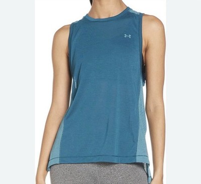 Women s Under Armour Micro thread Heat Gear Sleeveless Tank Top Small New
