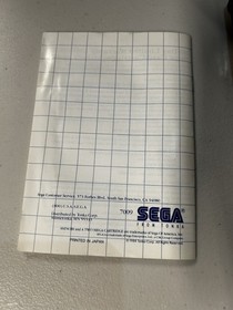 Shinobi (Sega Master System, 1988) SMS Complete w/ Manual