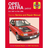 Opel Astra Vauxhall 10.1991-02.1998 Benzin Reparaturhandbuch Haynes