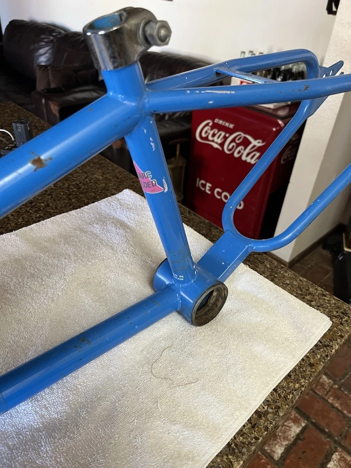 Cuadro Old School Vintage Blue Mongoose M1 BMX años 80 OG Vintage 20" 1986 Foto 4 de 4