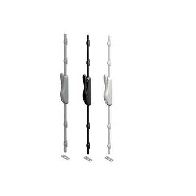 Crémone pompier DEESSE série 6887 laqué gris alu RAL9006 LA CROISEE DS DS6887 - Photo 1/3