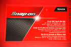 Snap-On Tools NEWEST Factory Sealed 41 Piece SAE Tap and Die Set TD2425A