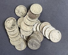 Lot of 30 Readable Buffalo Nickels! Various Dates And Condition!