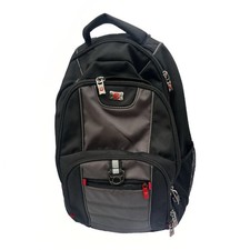 WENGER PILLAR BLACK LARGE BACKPACK WITH TECH ...
