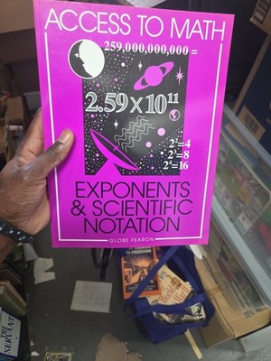 Access to Math: Exponents & Scientific Notation Paperback   January 1, 1999