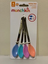 NEW Munchkin White Hot Safety Baby Spoons - 4 Pack