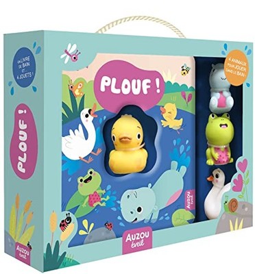 PLOUF ! 4 ANIMAUX POUR JOUER DANS LE BAIN ! - MARTINEZ PENA, Sigrid