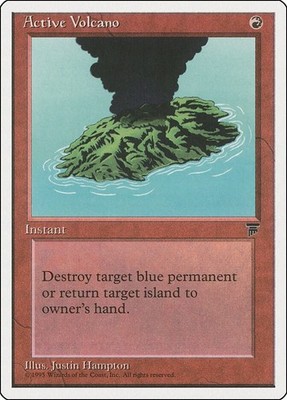 Active Volcano Common Chronicles Magic: The Gathering Near Mint
