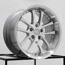 17x9 Vors Ar5 5x110 30 Silver Machined Wheels Rims Set4 73.1