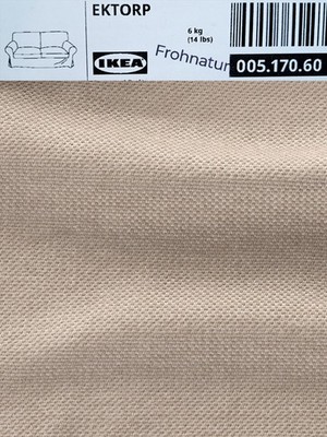 IKEA EKTORP Bezug für 2er Sofa Tallmyra beige 005.170.60 NEU OVP