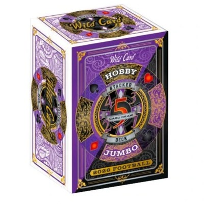 JUST ARRIVED - 2026 Wild Card Football Hobby Jumbo Box Sealed 1/1