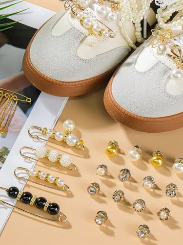 43Pcs Shoe Pins Jewelry Shoe Lace Decoration Pins Brooch for Sneakers Socks ☽ - Picture 9 of 12