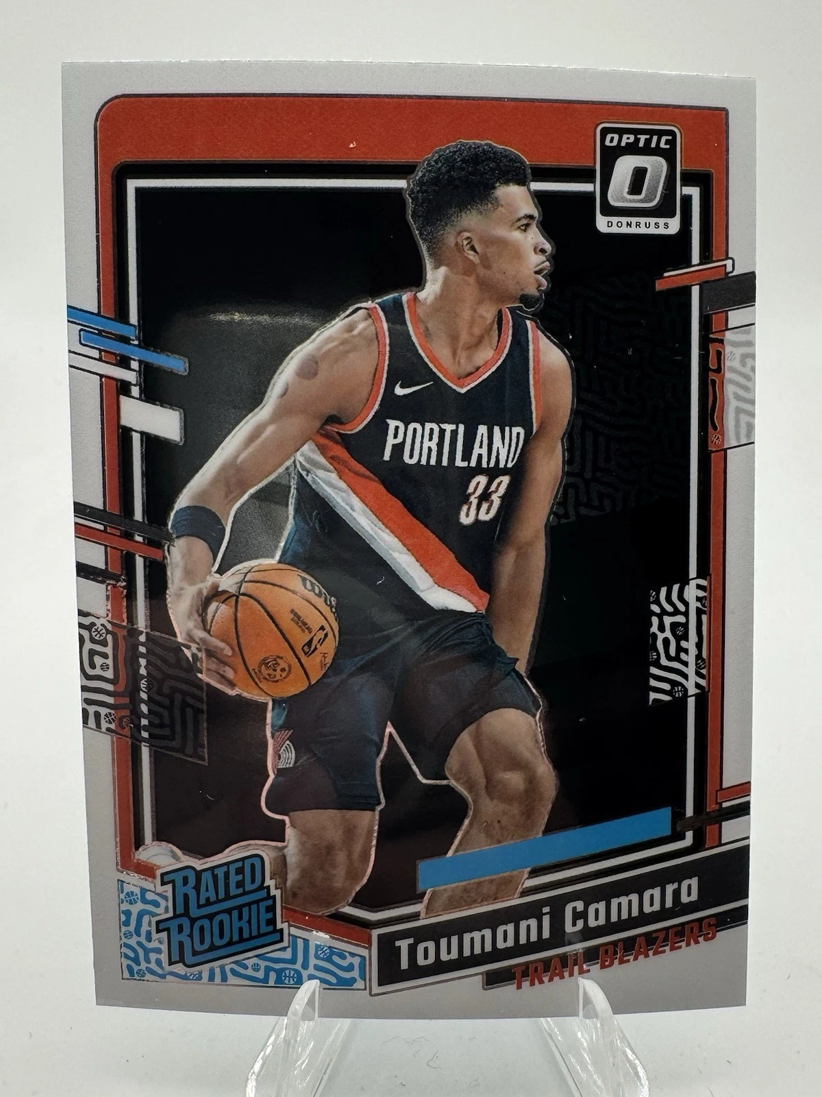 2023-24 Donruss Optic Rated Rookies #204 Toumani Camara Portland Trail Blazers
