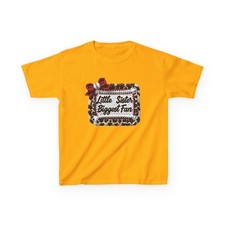 Little Sister Biggest Fan Kids Baseball Shirt | Cute Youth Game Day Tee