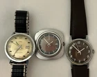 Vintage Timex Mechanical Watch Lot of 3 - For Parts or Repair