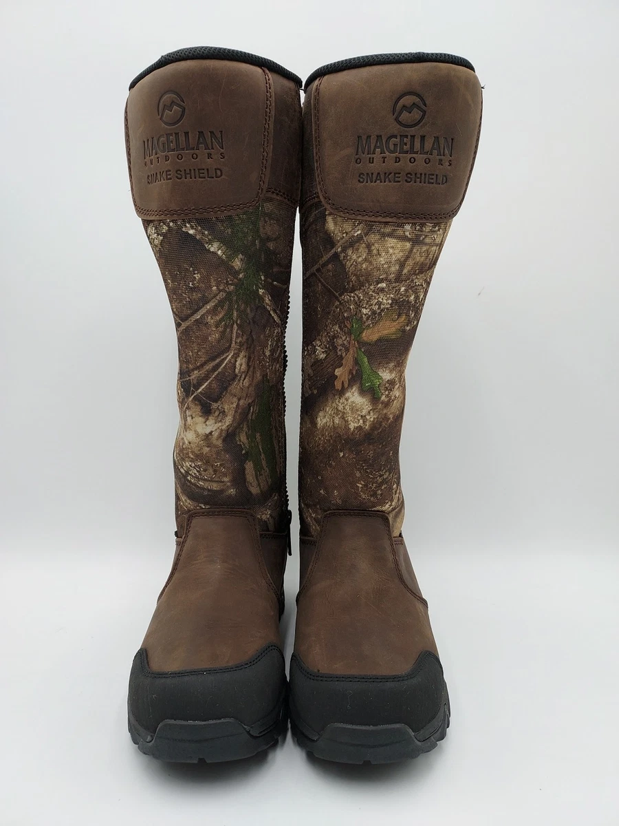 Magellan Outdoors Mens Size 8D Waterproof Wellington Realtree Camo Hunting Boots Magellan Outdoors Offers Fall 2020 Hunting Realtree Camo  main image 4
