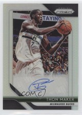 2018-19 Panini Prizm Signatures Silver Prizm Thon Maker #S-TMK Auto vx4