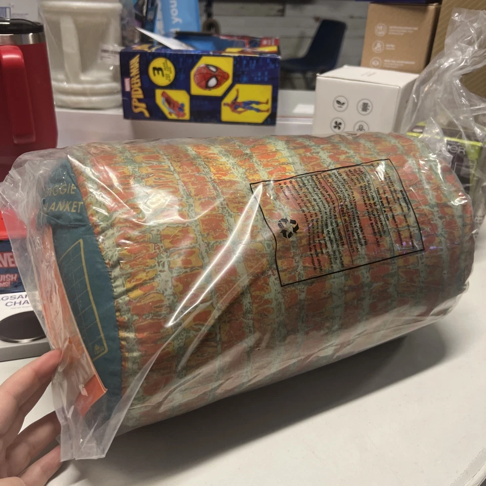 Cobertor Kelty Biggie azul tempestuoso/listras derretidas, tamanho único - Imagem 3 de 4