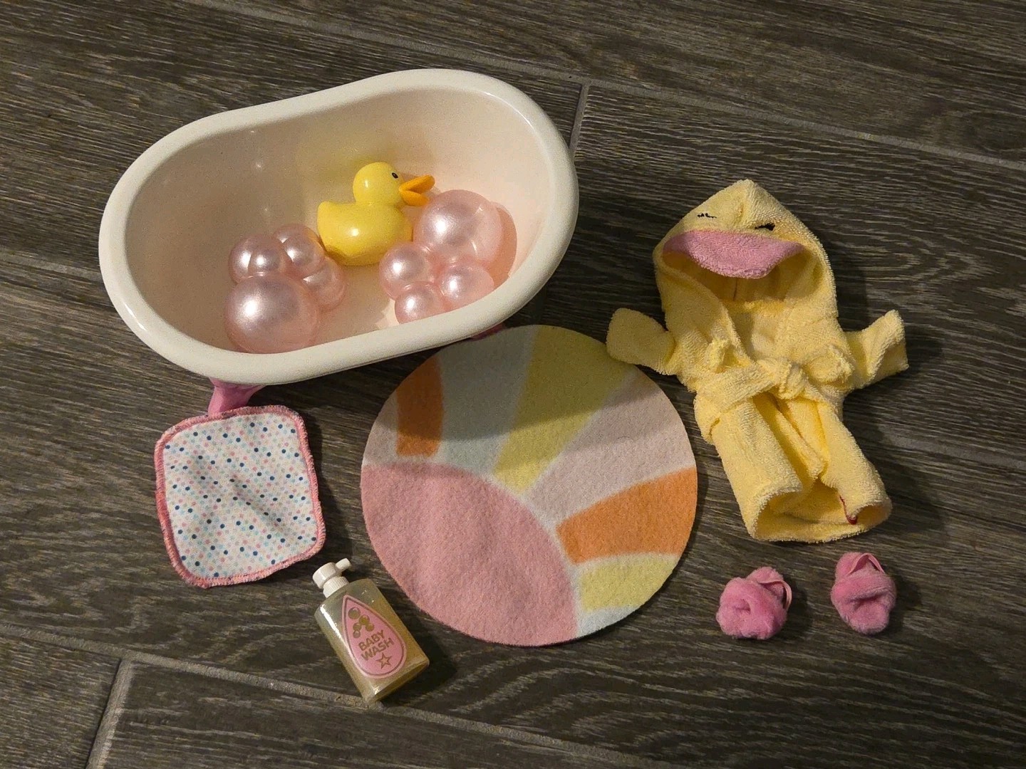 American Girl Little Bitty Baby Complete Bubble Bath Set for 7.75-inch Dolls 
