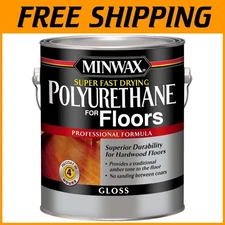 Hardwood Floor Polyurethane Finish, Clear Gloss