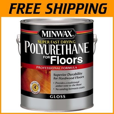 Hardwood Floor Polyurethane Finish, Clear Gloss*