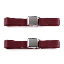 1971 - 1974 Airplane 2pt Burg Lap Bkt Seat Belt Kit-2 Belts