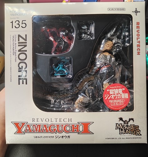 Revoltech Yamaguchi No.135 Monster Hunter Zinogre Subspecies Figure KAIYODO