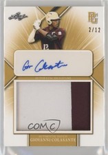 2021 Leaf Perfect Game National Showcase 2/12 Giovanni Colasante Patch Auto a8r