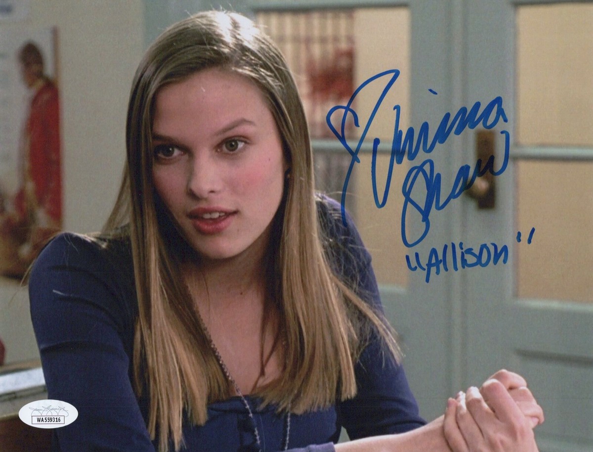 VINESSA SHAW signed HOCUS POCUS 8x10 Photo Autograph JSA COA Cert