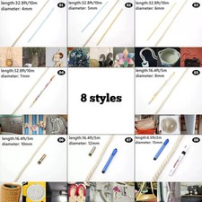 4-15mm Cotton Linen String Rope Cord Handmade Weaving Diy Handcraft Diameter