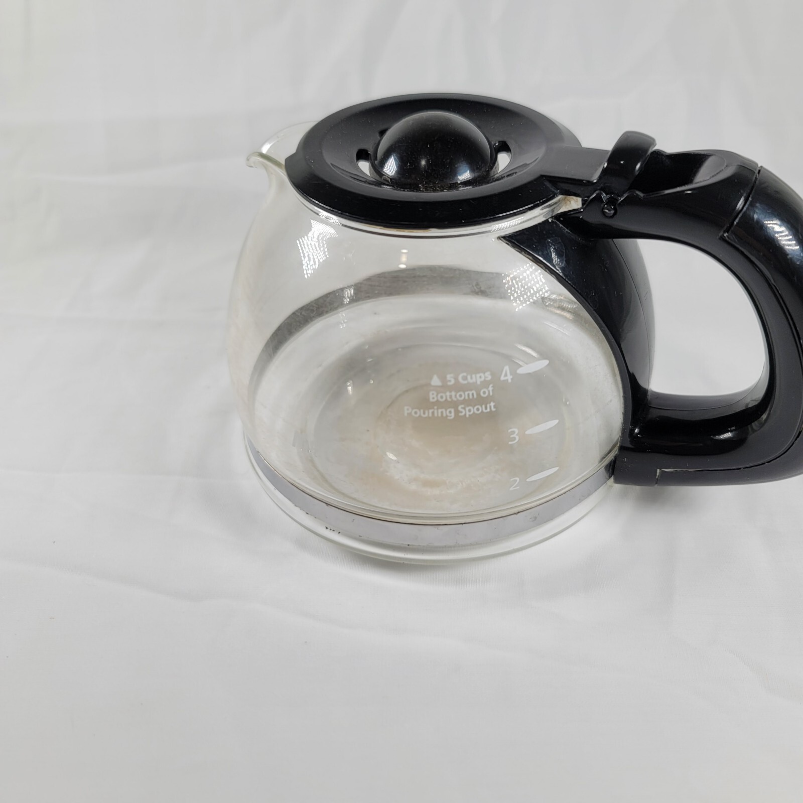 Mr. Coffee 45 Cup Glass Replacement Coffee Pot Carafe Black TF6 FS