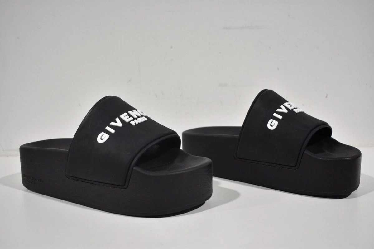 Givenchy black best sale slides